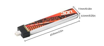 LAVA 1S 300mAh 75C Battery (5pcs)