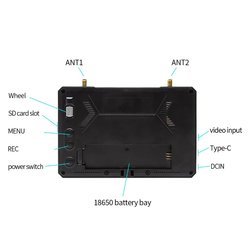 Skyzone M5F FPV Monitor
