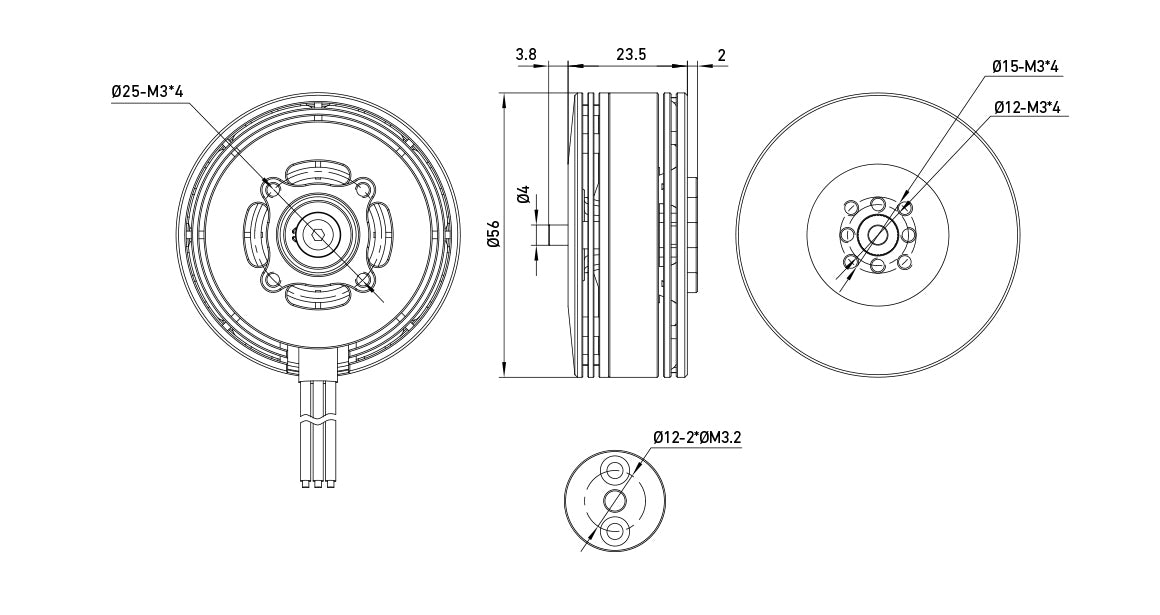 MAD Components 5008 IPE 340KV V3.0 High-Efficiency Industrial Drone Motor