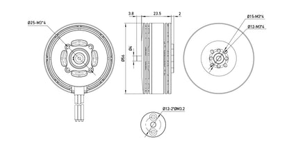 MAD Components 5008 IPE 340KV V3.0 High-Efficiency Industrial Drone Motor