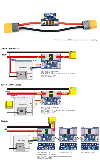 Matek Ultra Precise 12C Power Monitor - 12C-INA-BM