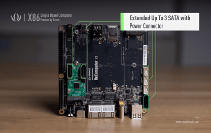 ODYSSEY Blue J4125 v2 - Mini PC with 128GB M.2 SATA, Linux and RP2040 Core, dual 2.5 Gigabit Ethernet NICs