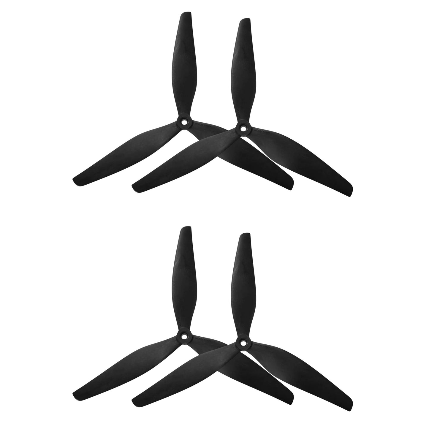 HQProp MacroQuad 8x4.5x3 V2 - 8-Inch Glass Fiber Reinforced Tri-Blade Propellers (2CW+2CCW)