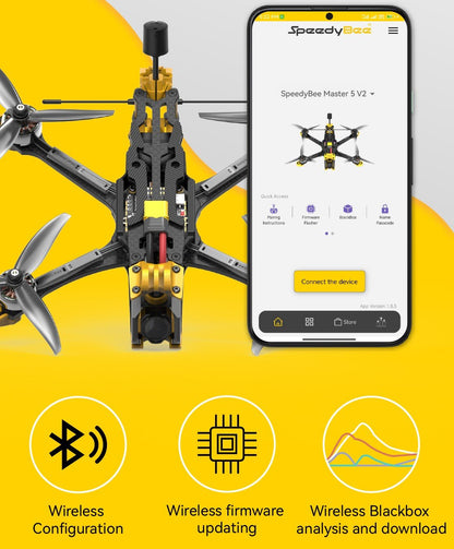 SpeedyBee Master 5 V2 Analog Freestyle FPV Drone