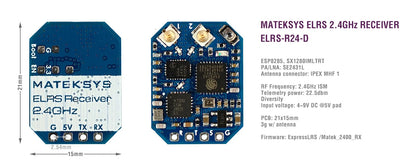 Matek ELRS-R24-D 2.4Ghz Receiver