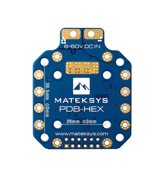 Matek PDB-HEX 2-12S High Current PDB with 140A Current Sensor & Dual BEC
