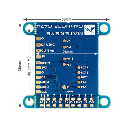 Matek AP_Periph CAN Node CAN-G474