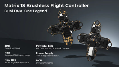 Matrix 1S Brushless Flight Controller (4in1)