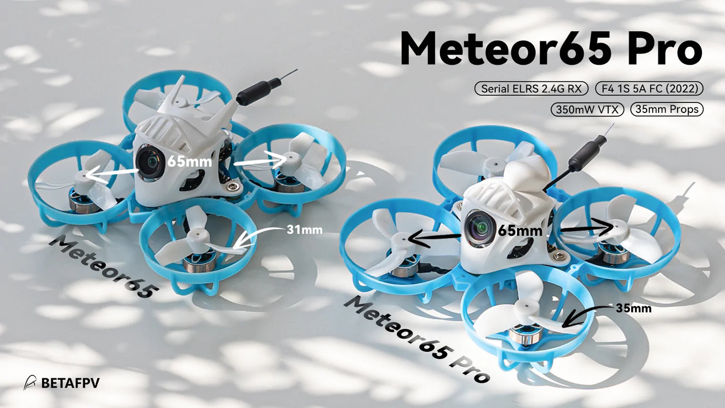 Meteor65 Pro 2022 1S Brushless Whoop Quadcopter
