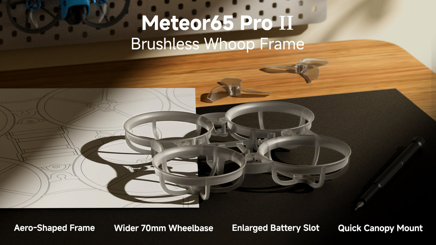 BetaFPV Meteor65 Pro II Whoop Frame - 70mm Wheelbase