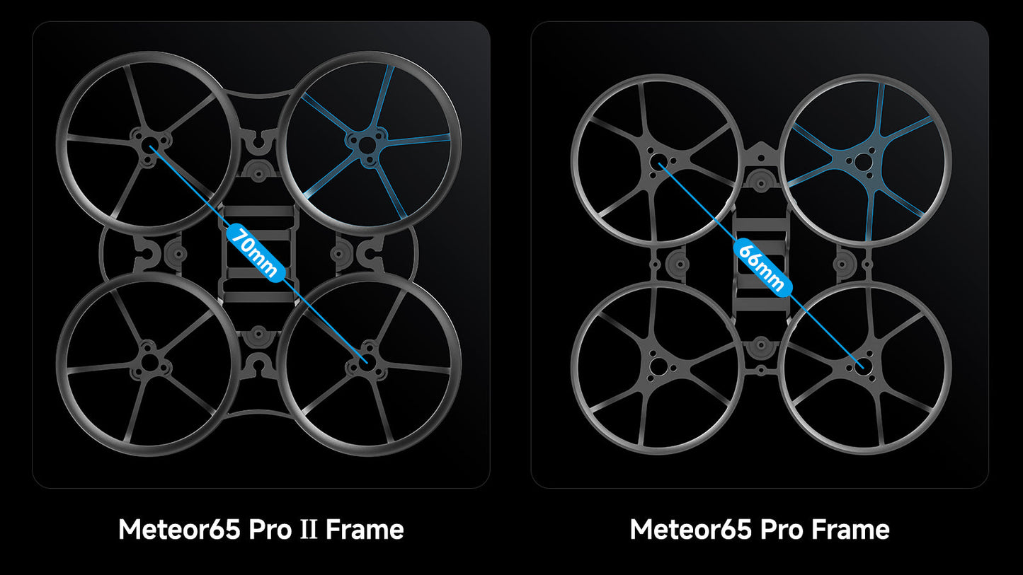 BetaFPV Meteor65 Pro II Whoop Frame - 70mm Wheelbase