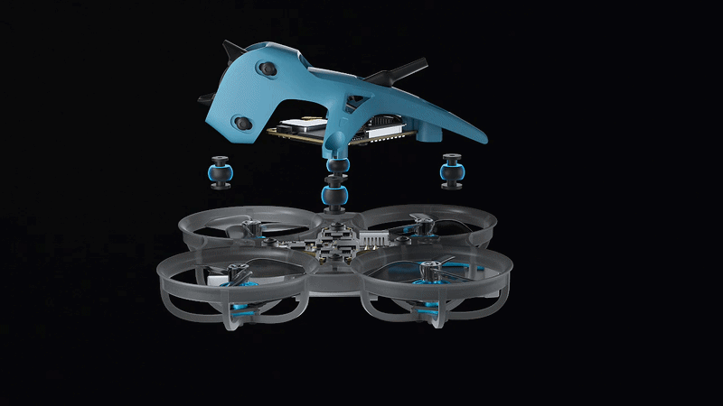 BetaFPV Meteor65 Pro II Whoop Frame - 70mm Wheelbase
