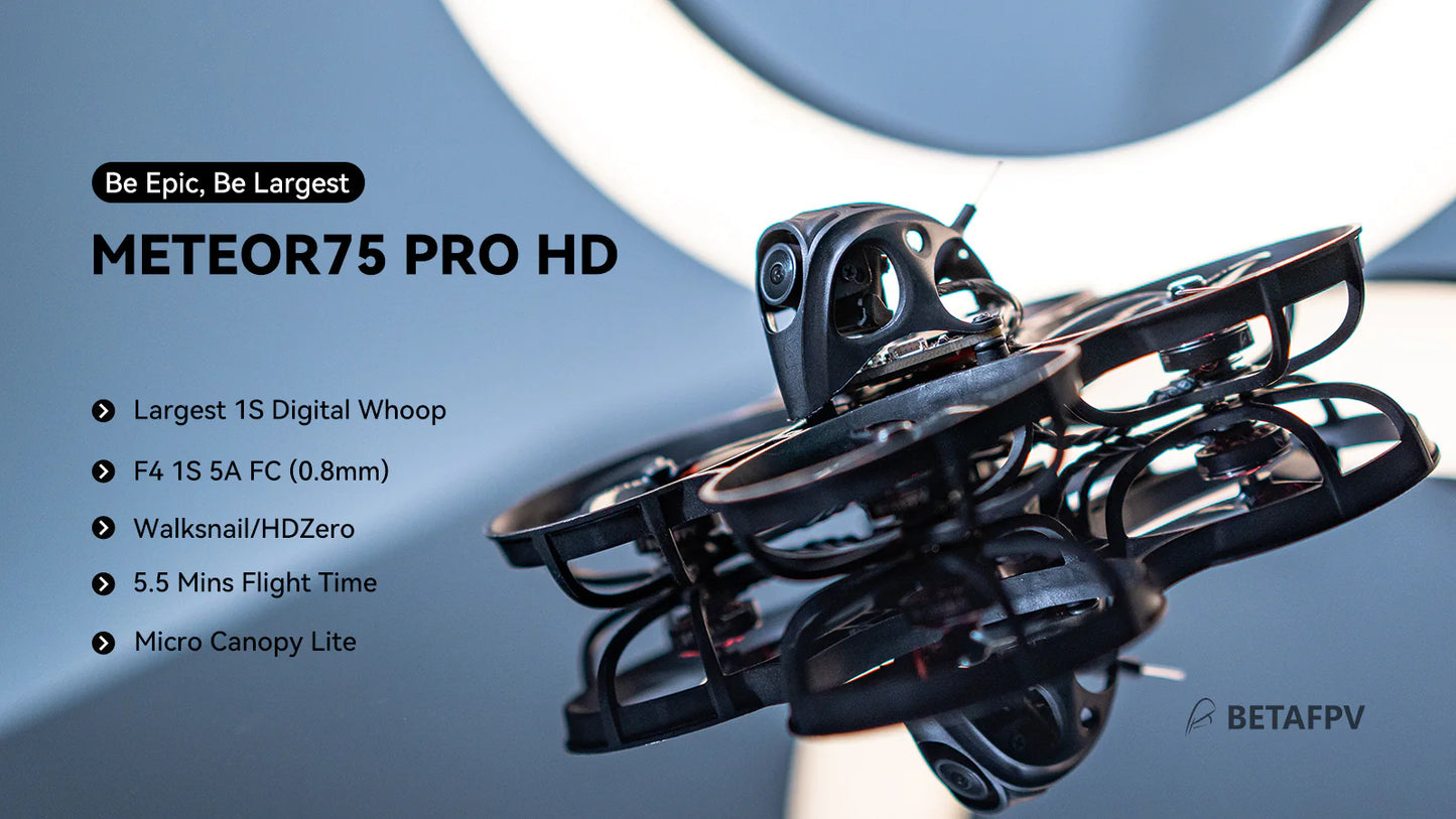 Meteor75 Pro Walksnail HD Brushless Whoop Quadcopter