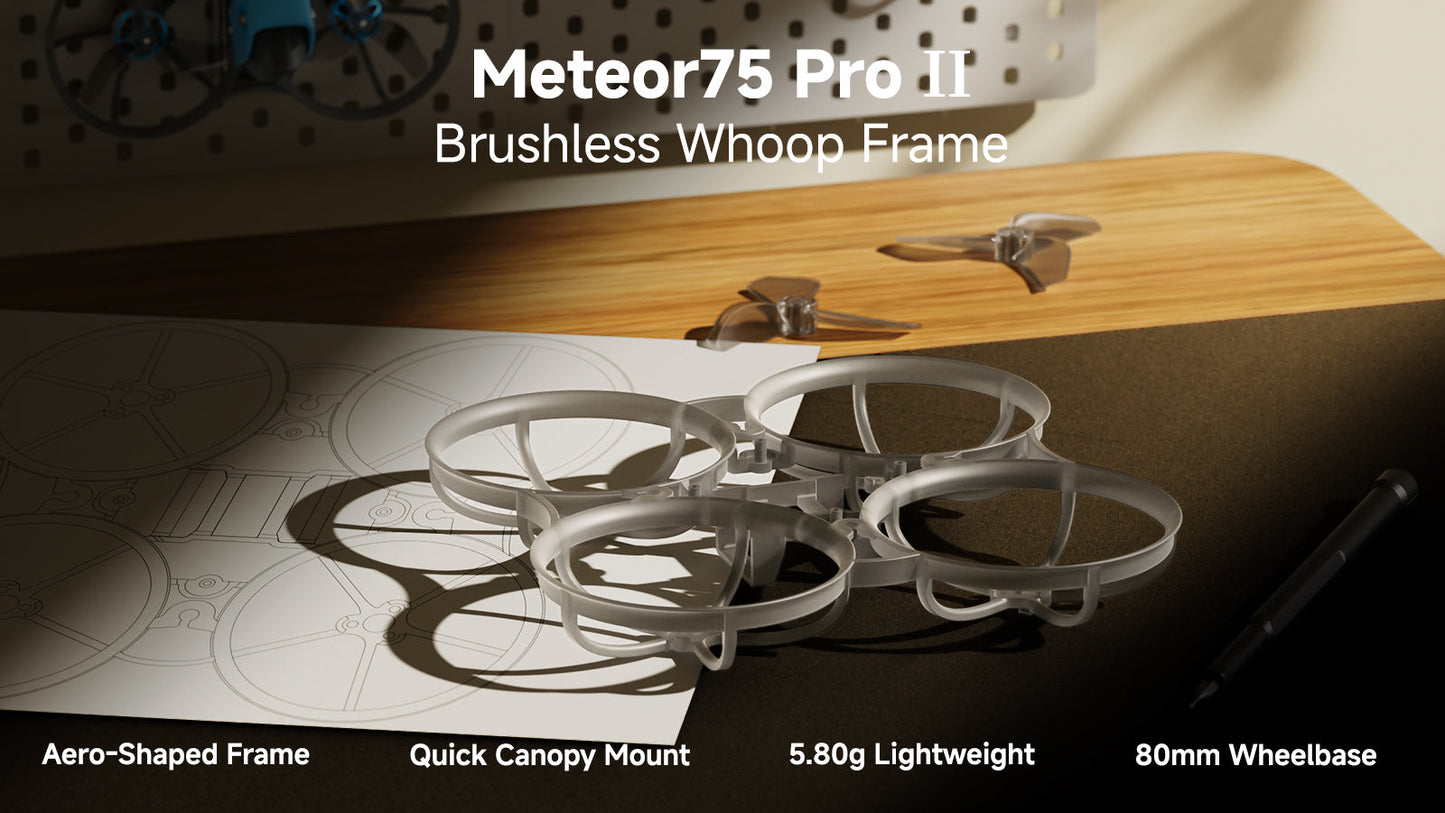BetaFPV Meteor75 Pro II Frame - Ultralight 80mm FPV Chassis