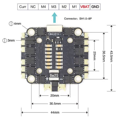 MicoAir AM32 55A 4in1 ESC 2-6S