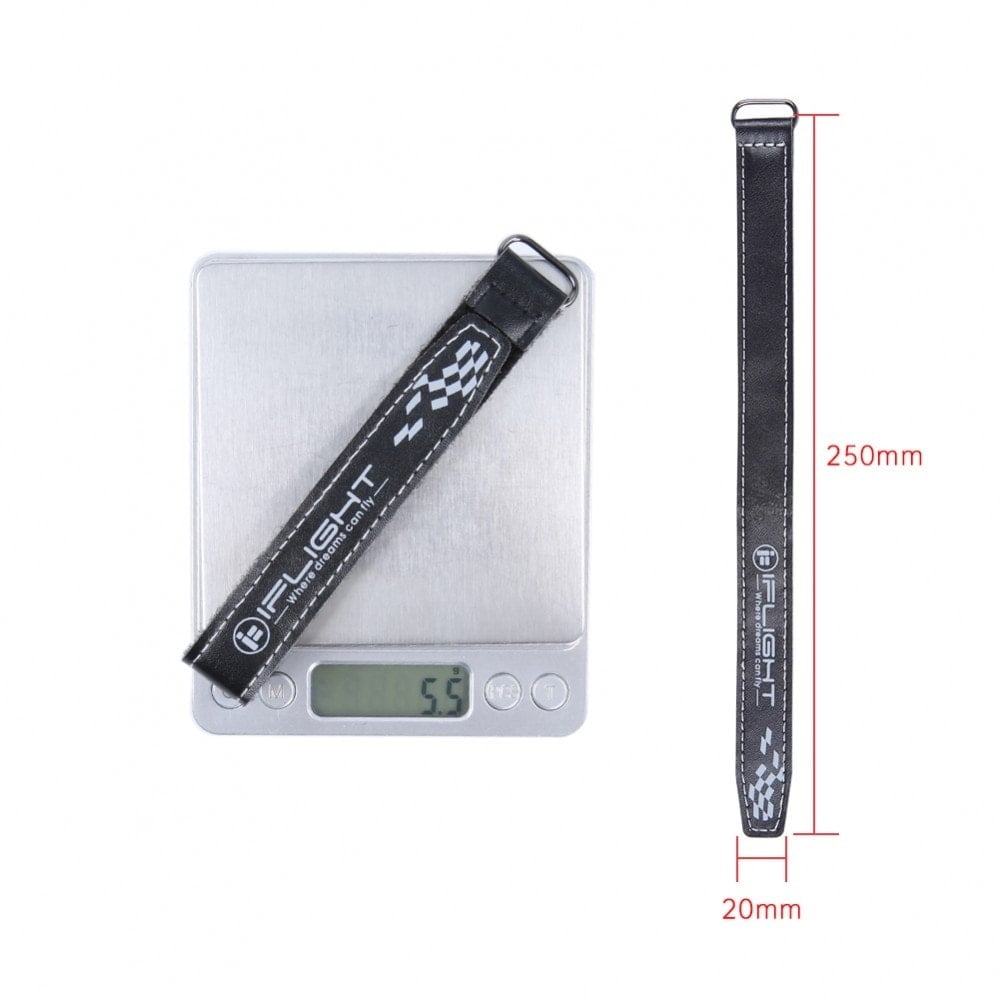 iFlight 20mm Microfiber PU Leather Battery Straps (5pcs)