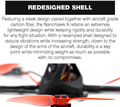 Emax Nanohawk X  - 3 inch Ultralight FPV Drone