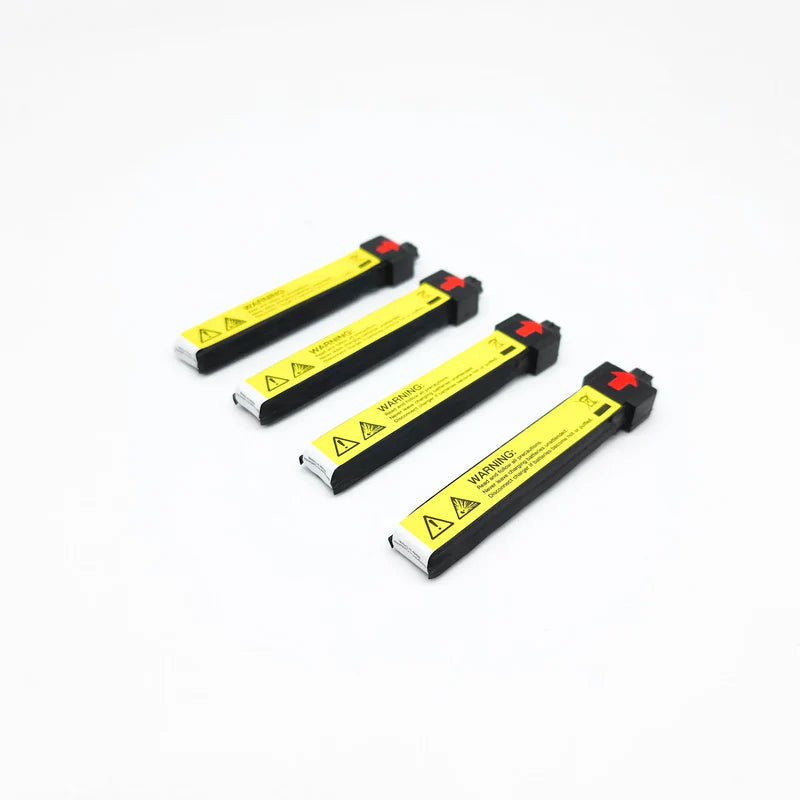 NewBeeDrone Nitro Nectar NX69 300mAh 1S 80C HV LiPo Battery 4xBatteries