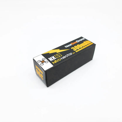 NewBeeDrone Nitro Nectar NX69 300mAh 1S 80C HV LiPo Battery 4xBatteries