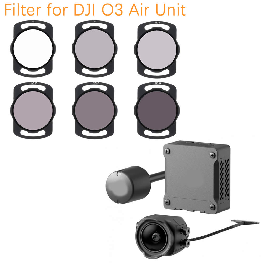DJI O3 Air Unit ND Filters and Lens Protector Kit