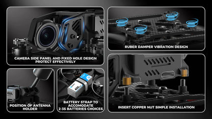 Pavo20 Brushless Whoop Frame With HD VTX Bracket