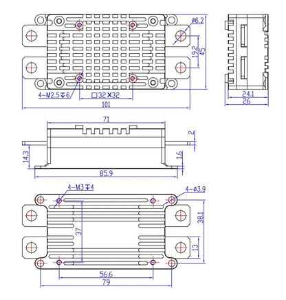 HolyBro PM08D Power Module (14S, 200A)