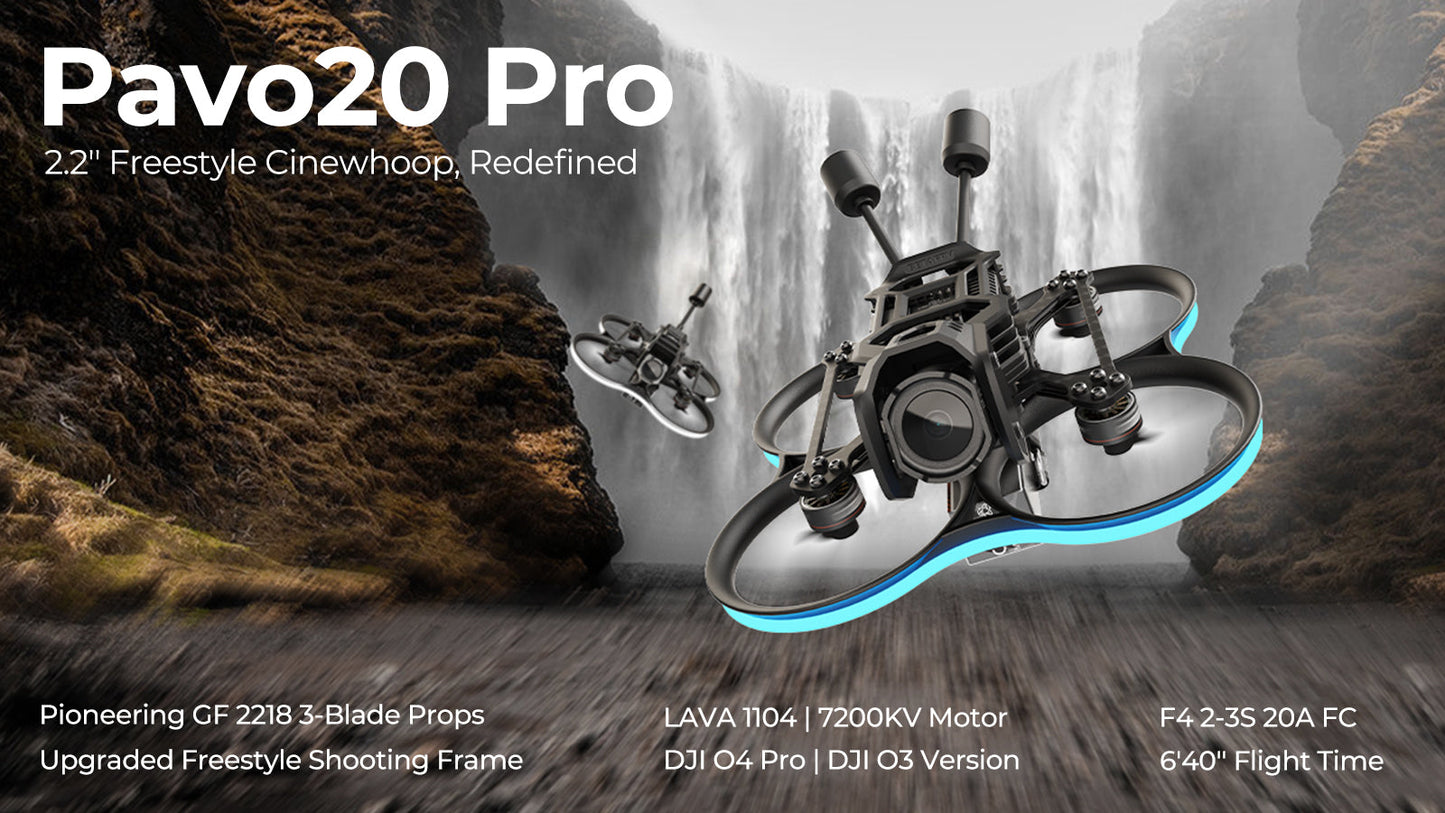BETAFPV Pavo20 Pro 2.2" DJI O4 PNP (WFPV - DJI O4 not included)