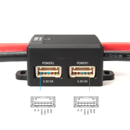 PM08-CAN 14S 200A High-Voltage DroneCAN Power Module