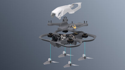 CaddxFPV Protos RTF FPV Drone - Fly More Combo