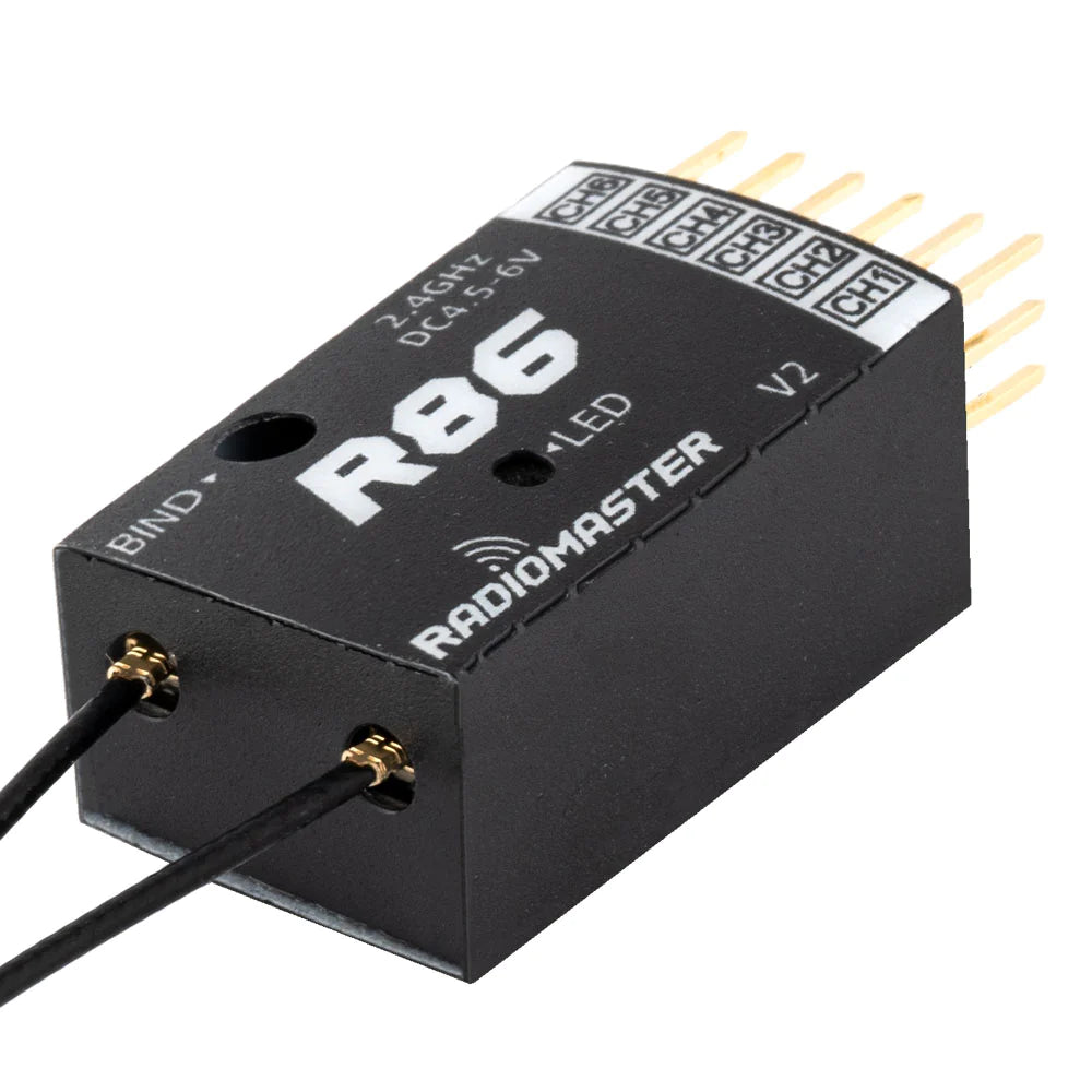 Radiomaster R86 V2 6CH Frsky D8,D16, FHSS Compatible PWM Receiver