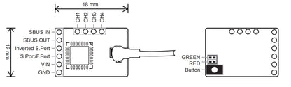 FrSky R9 MX 868 MHz  Enhanced R9 Long-Range Receiver (ACCESS OTA)