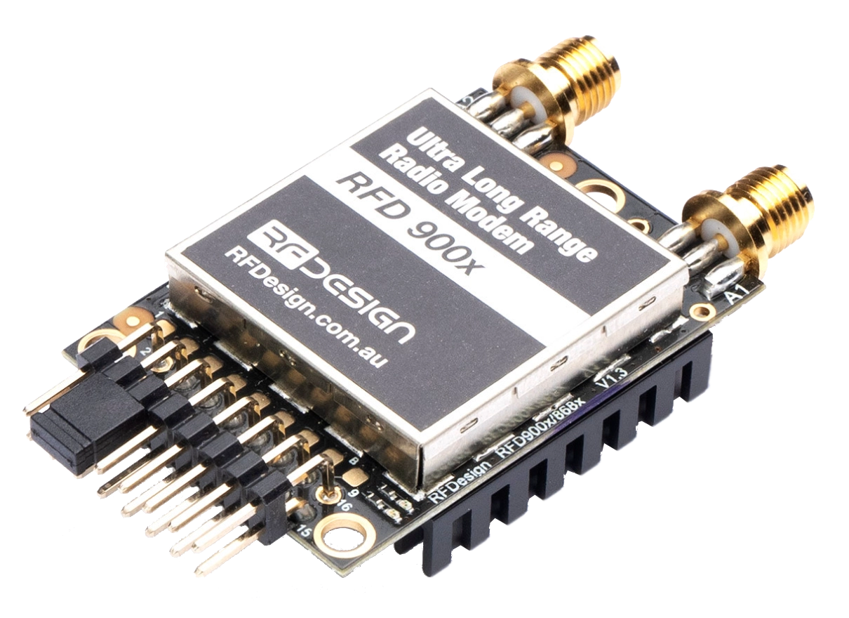 RFD 900x Long Range Telemetry Modem - 900MHz UAV Data Link Radio ...