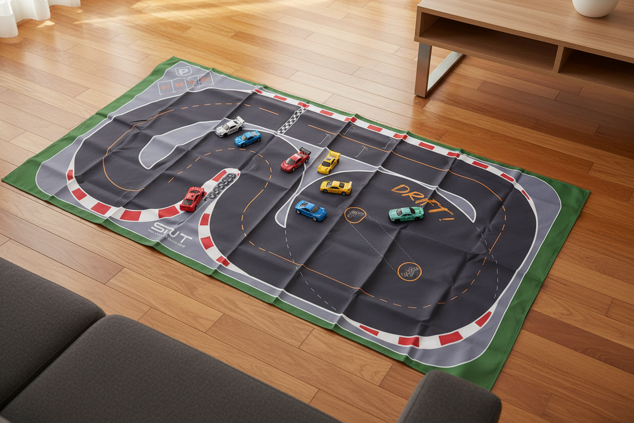 Micro Car Racing Track Mat