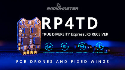 RadioMaster RP4TD ExpressLRS 2.4GHz True Diversity Receiver