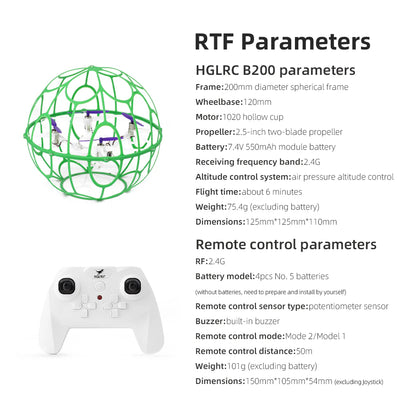 HGLRC B200 Football/Soccer Drone
