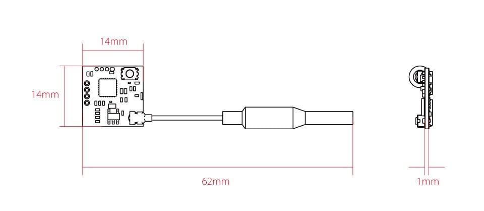 RunCam TX100 Nano  Video Transmitter (25/100mW)