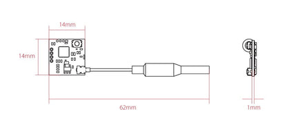RunCam TX100 Nano  Video Transmitter (25/100mW)
