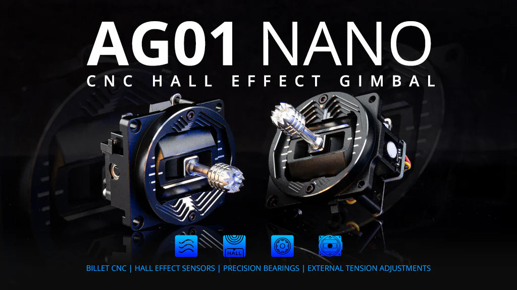 RadioMaster AG01-Nano CNC Hall Effect Gimbals for Pocket Radio