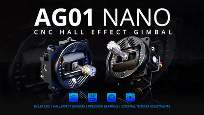 RadioMaster AG01-Nano CNC Hall Effect Gimbals for Pocket Radio
