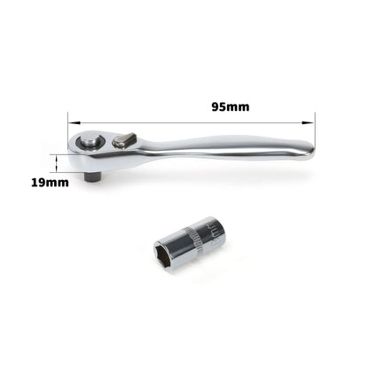 FlyFishRC 1/4" Mini Ratchet Socket Spanner