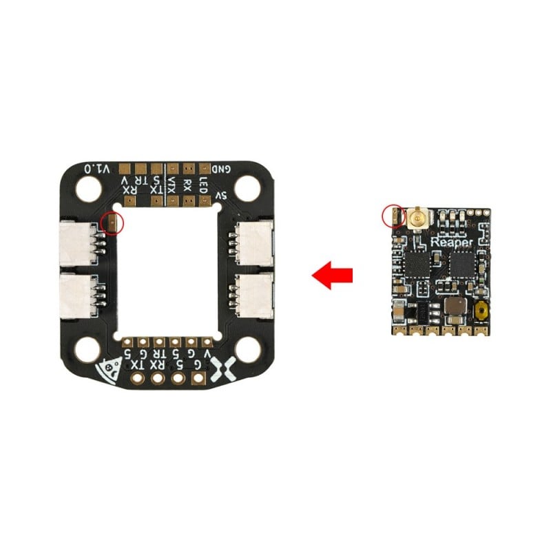 Extension Board for Foxeer Reaper Nano VTX (20x20)