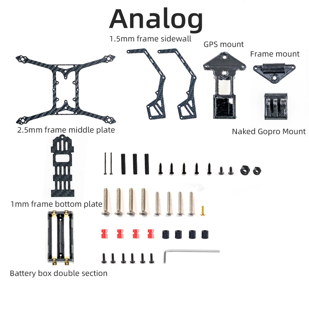HGLRC Rekon35 LR Nano Long Range Frame (Analog/Digital)
