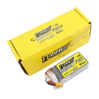 Tattu R-Line 750mAh 11.1V 3S1P 95C Lipo Battery