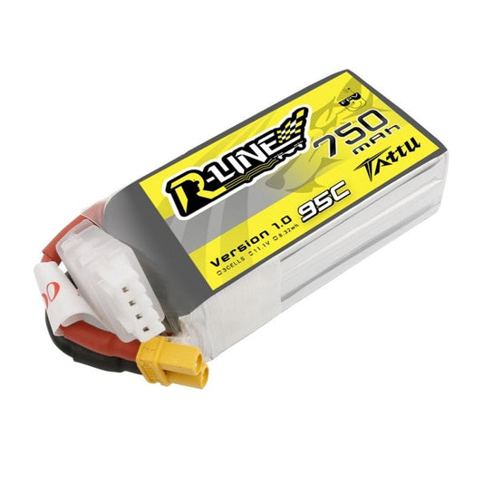 Tattu R-Line 750mAh 11.1V 3S1P 95C Lipo Battery
