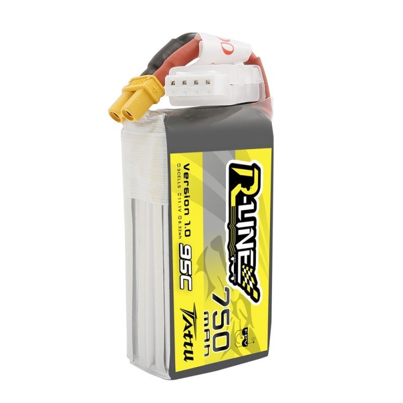 Tattu R-Line 750mAh 11.1V 3S1P 95C Lipo Battery