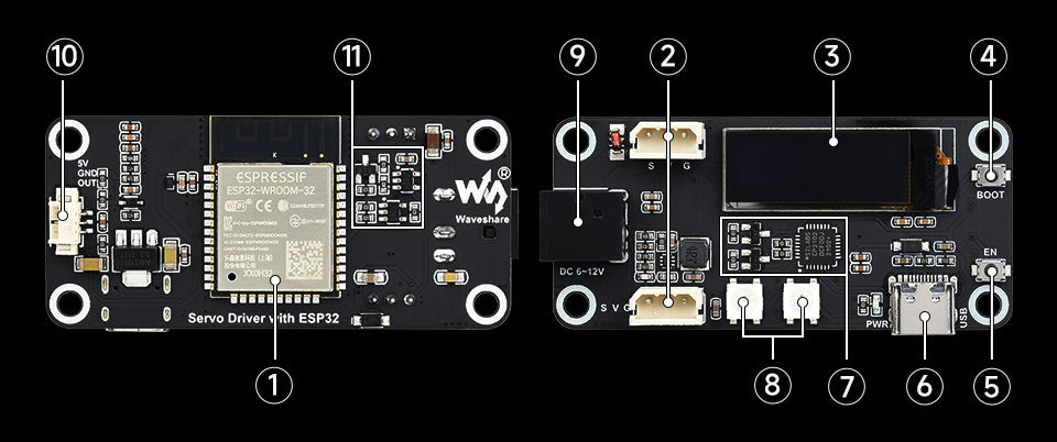 High-torque Serial Bus Servo, Desktop Robotic Arm Kit, Based On ESP32, 5-DOF, Supports Wireless Control