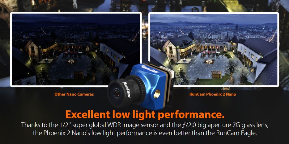 Runcam Phoenix 2 Nano 1000TVL FPV Camera