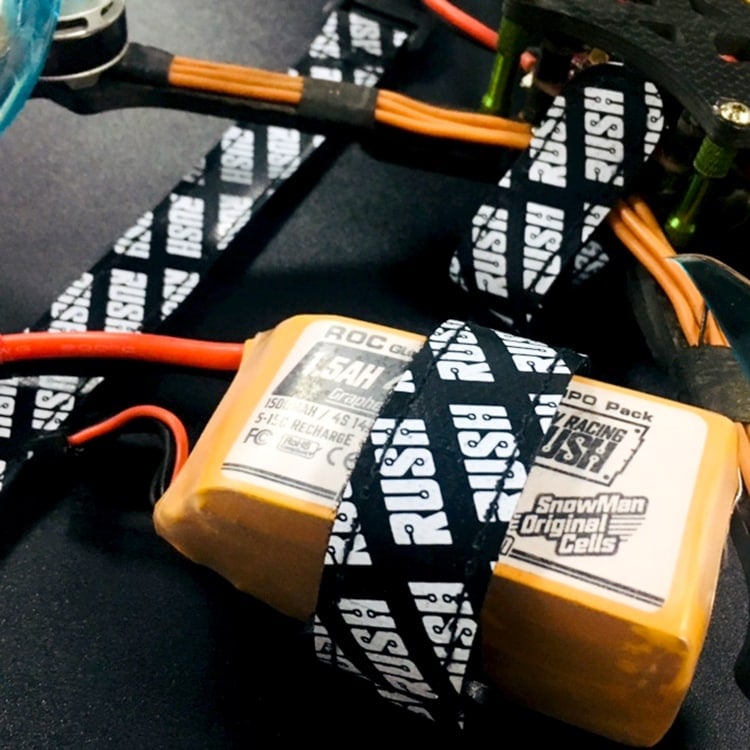 Rush FPV Lipo Strap 235 x 20mm (4 pack)
