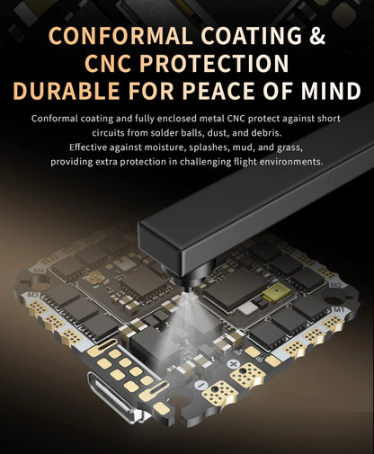 Contrôleur de vol SpeedyBee F405 AIO V2 35-40A double BEC ICM42688 et ESC Bluejay