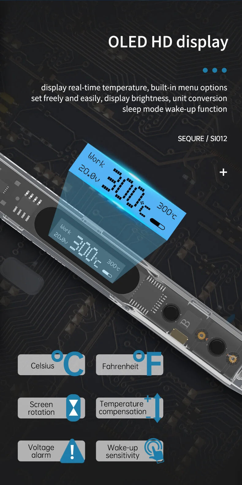 Sequre SI012 Intelligent Portable Soldering Iron Kit